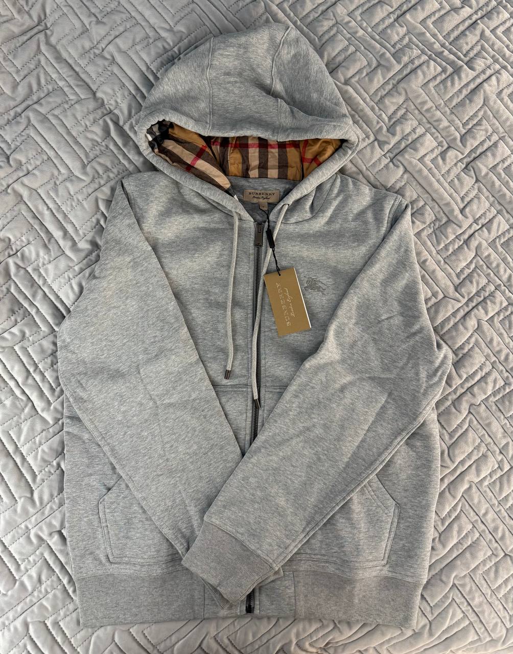 Burrbery Zip Hoodie thumbnail 2